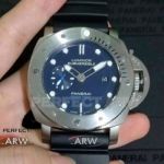 Perfect Replica Panerai Submersible BMG-Tech™ 47MM Watch - PAM00692 Stainless Steel Case Blue dial Black Rubber Strap